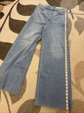 New rag & bone Light Blue Wide-Leg Jeans
